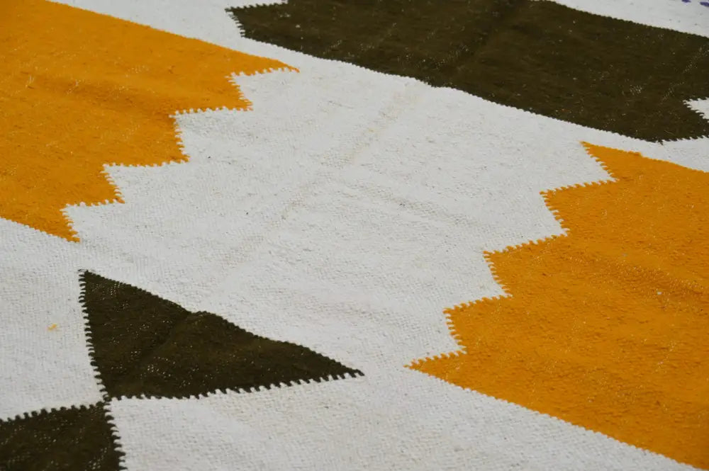 Beige Orange Azilal Rug