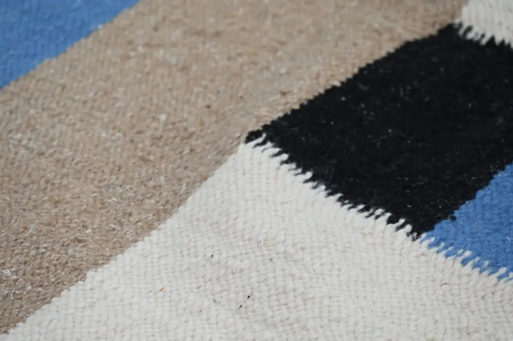 Beige Geometric Moroccan Rug