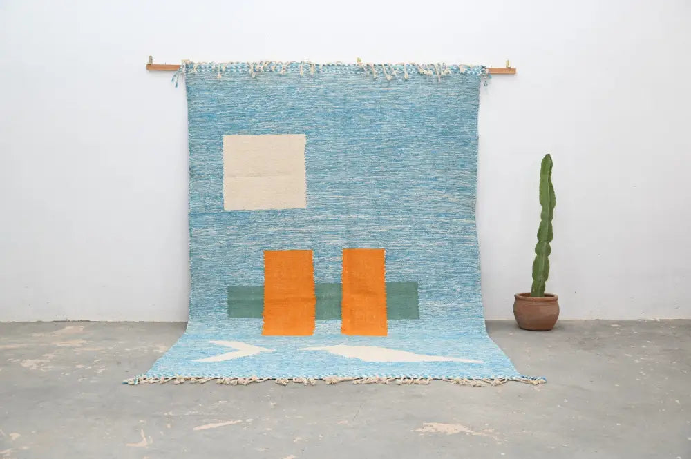 Wool Moroccan Azilal Rug