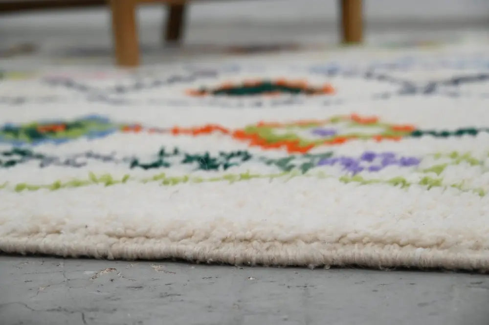 Beige Geometric Azilal Rug