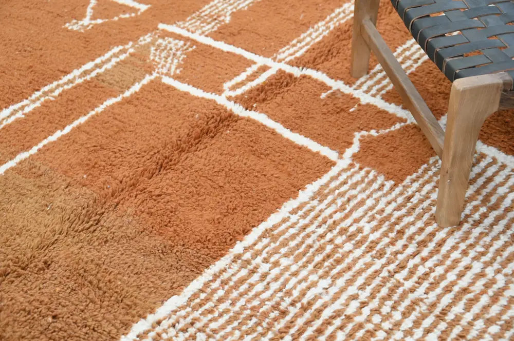 Brown Cream Azilal Rug