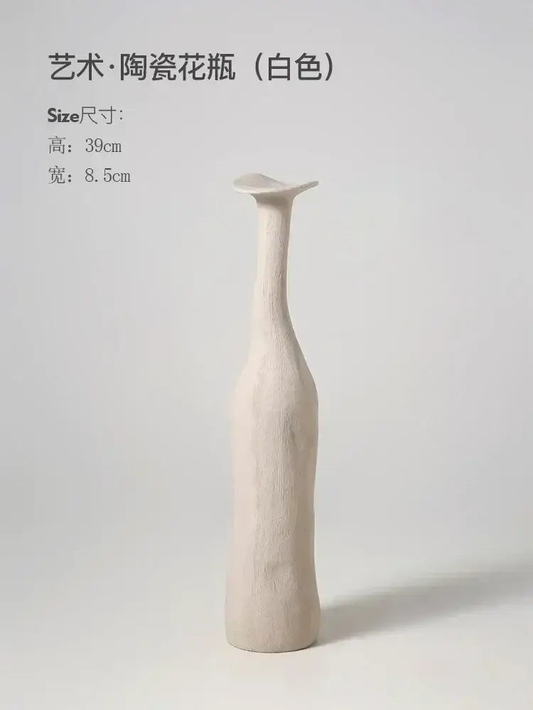 Earthy Textured Ceramic Vase
