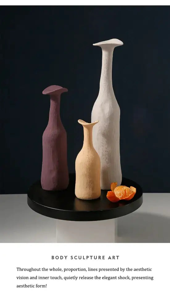 Earthy Textured Ceramic Vase