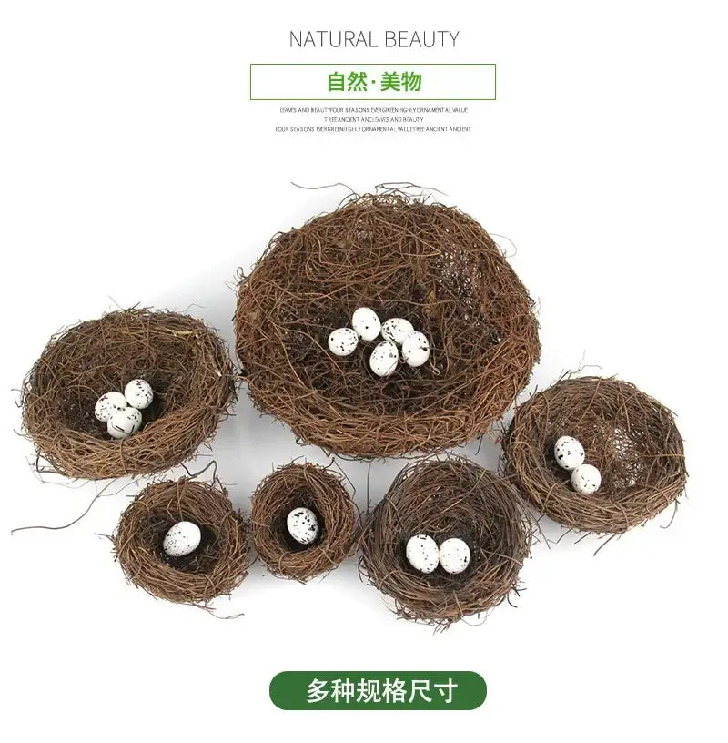 Brown Rattan Bird Nest