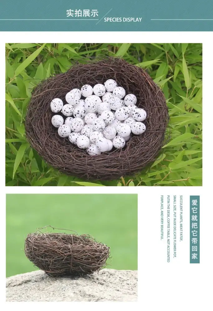 Brown Rattan Bird Nest