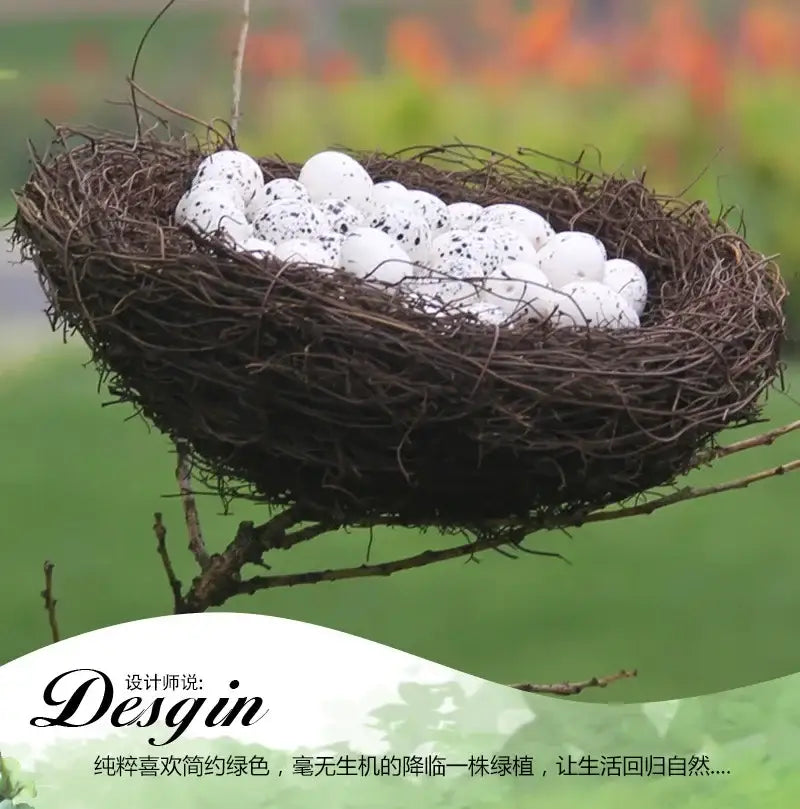 Brown Rattan Bird Nest