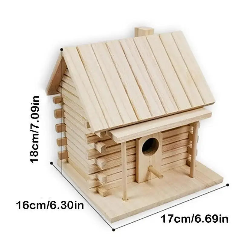 Wooden Handmade Birdhouse Decor