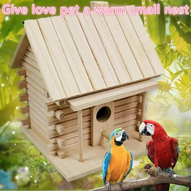Wooden Handmade Birdhouse Decor