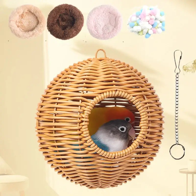Grass Woven Bird Cage