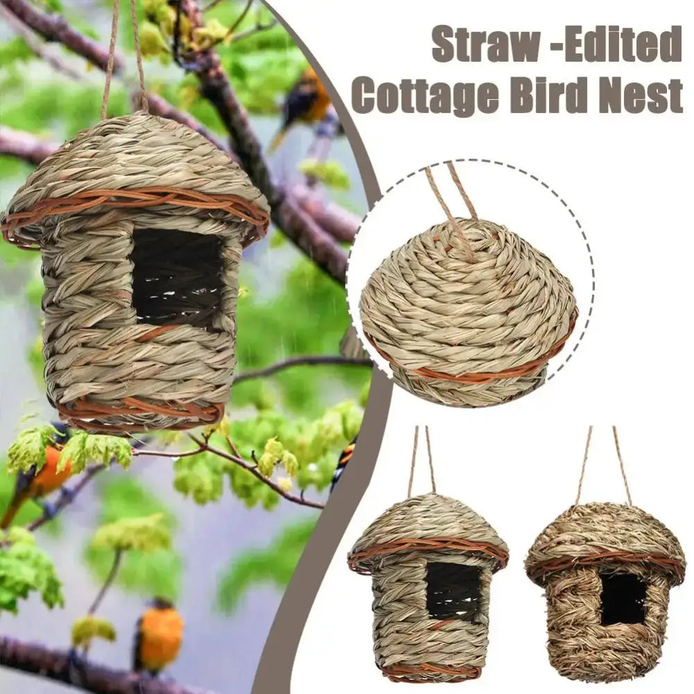 Straw Hanging Bird Nest