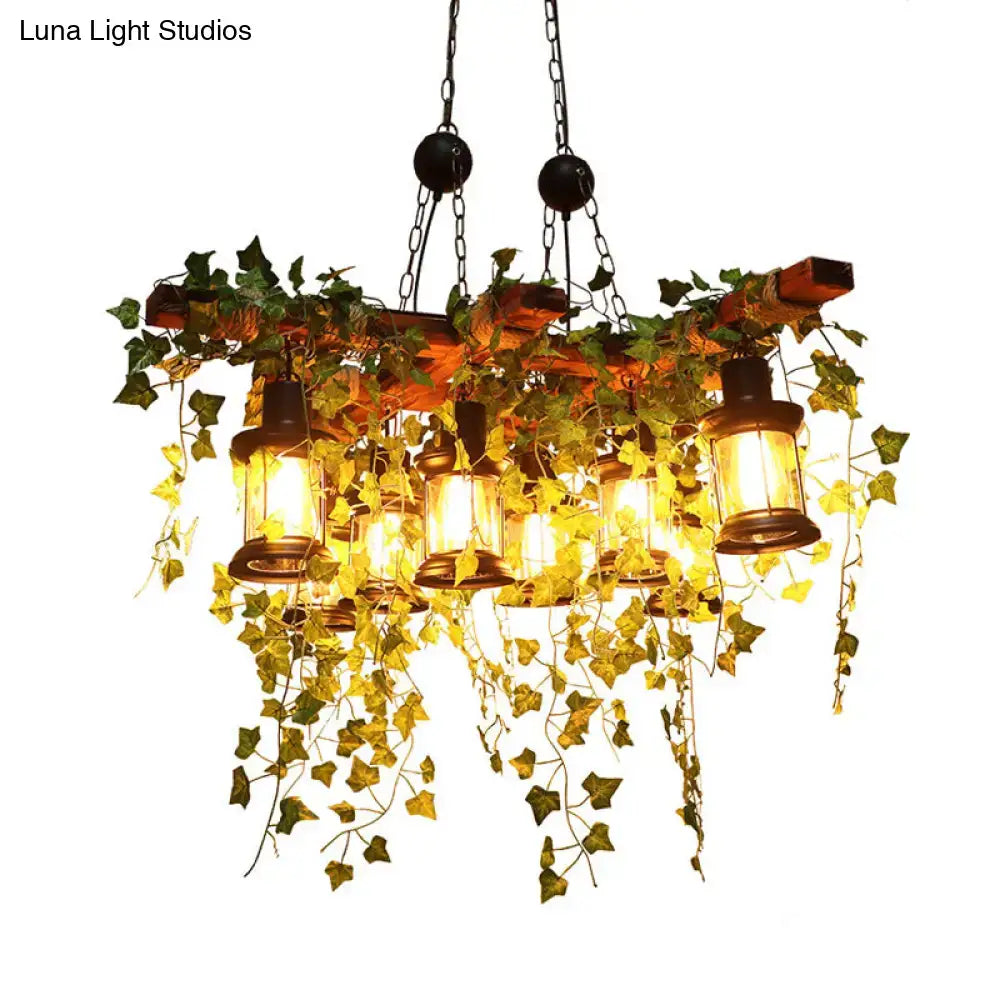 Black Lantern Island Chandelier