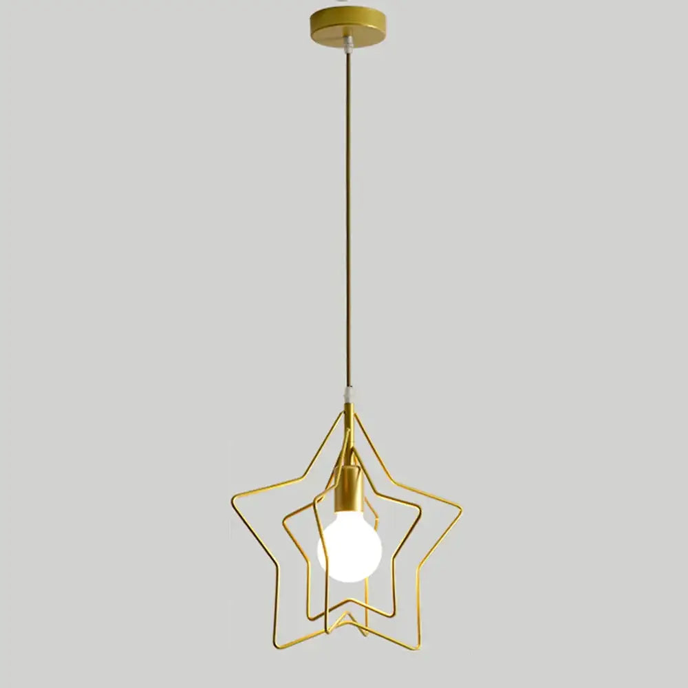 Black Industrial Ring Chandelier