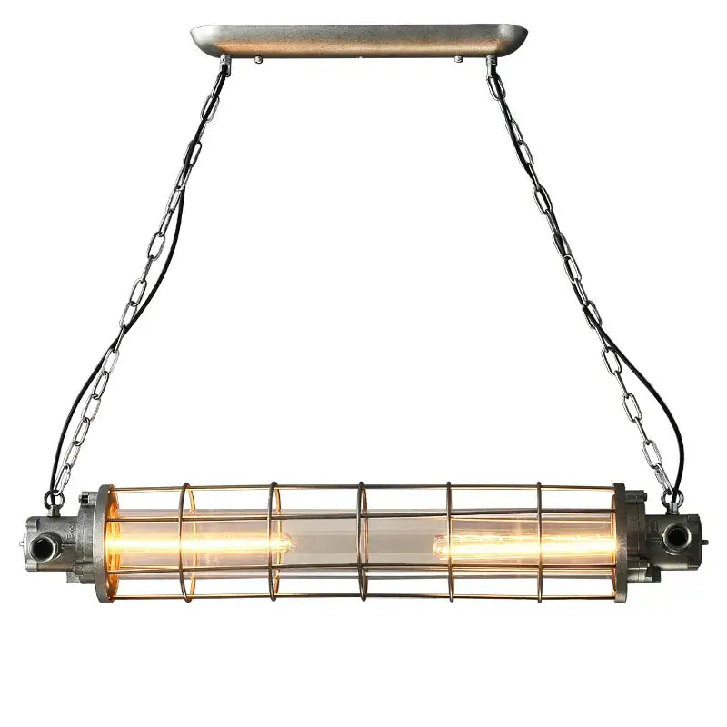 Retro Metal Cage Chandelier