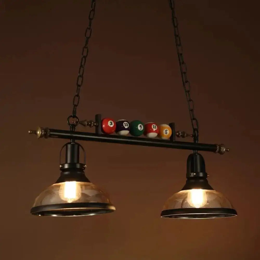 Cognac Metal Bowl Pendant