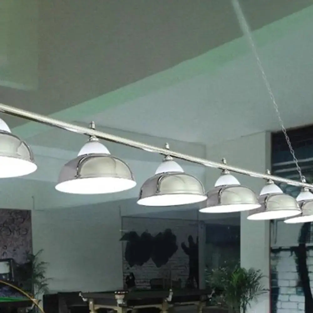 Metal Mirrored Bowl Pendant