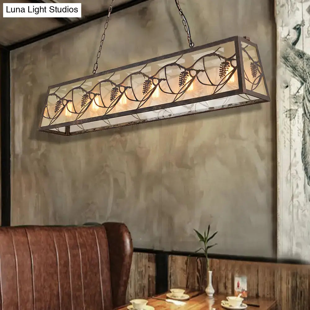 Bronze Industrial Island Light