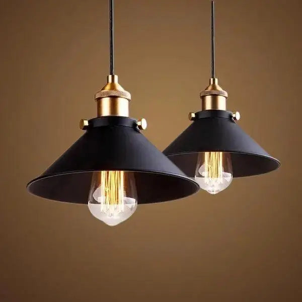 Black Brass Pendant Light