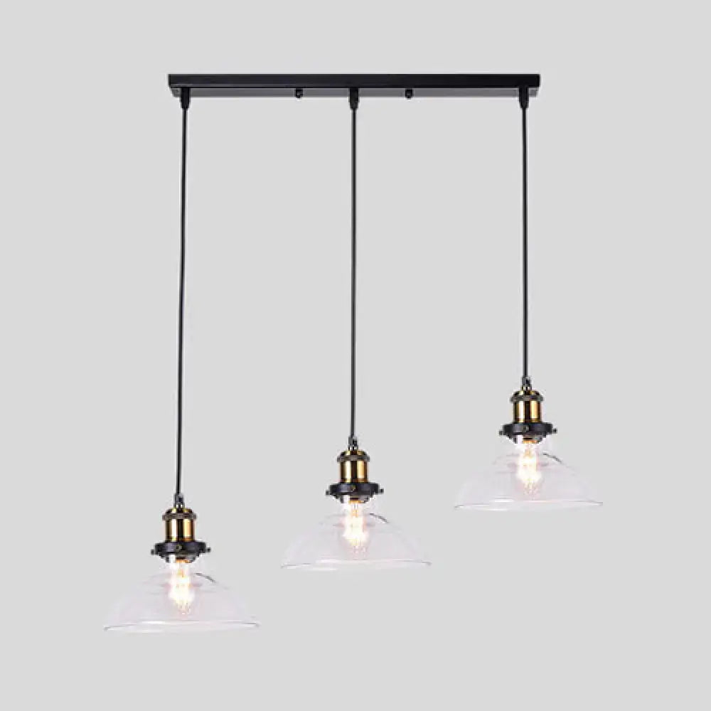 Brass Glass Globe Pendant