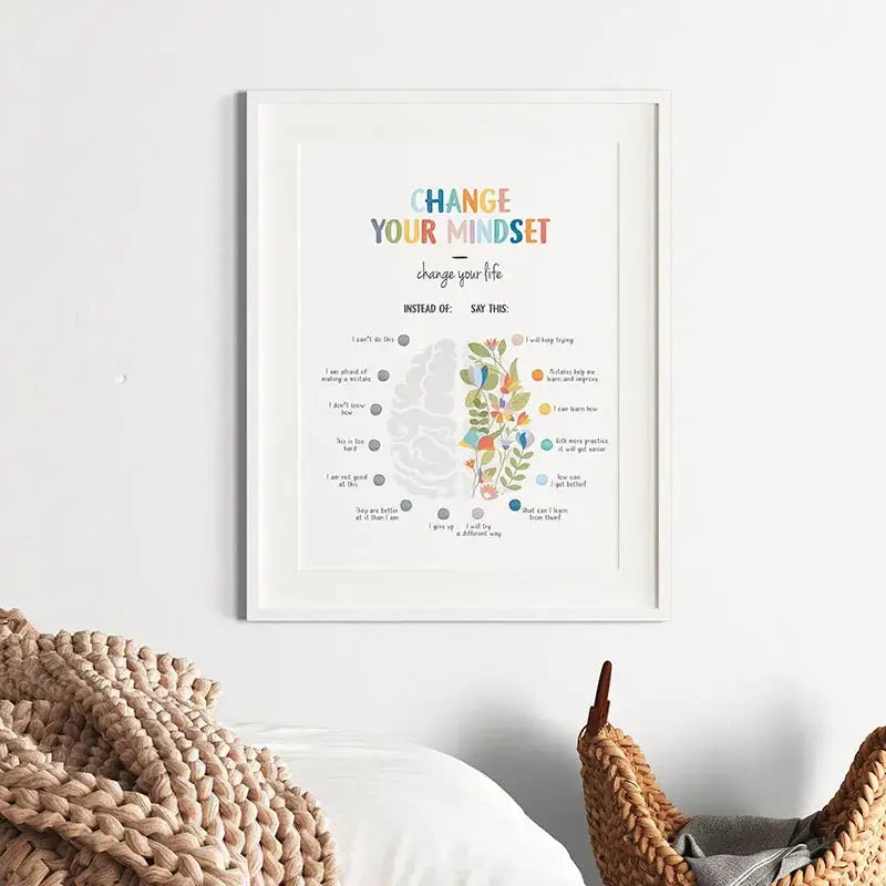 Colorful Book Stack Poster