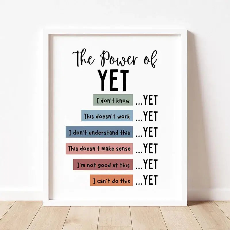 Colorful Book Stack Poster