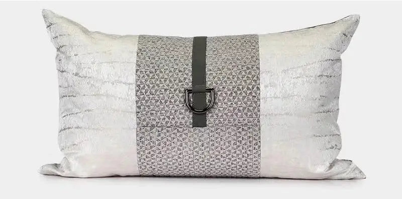 Brown Leather Pillowcase