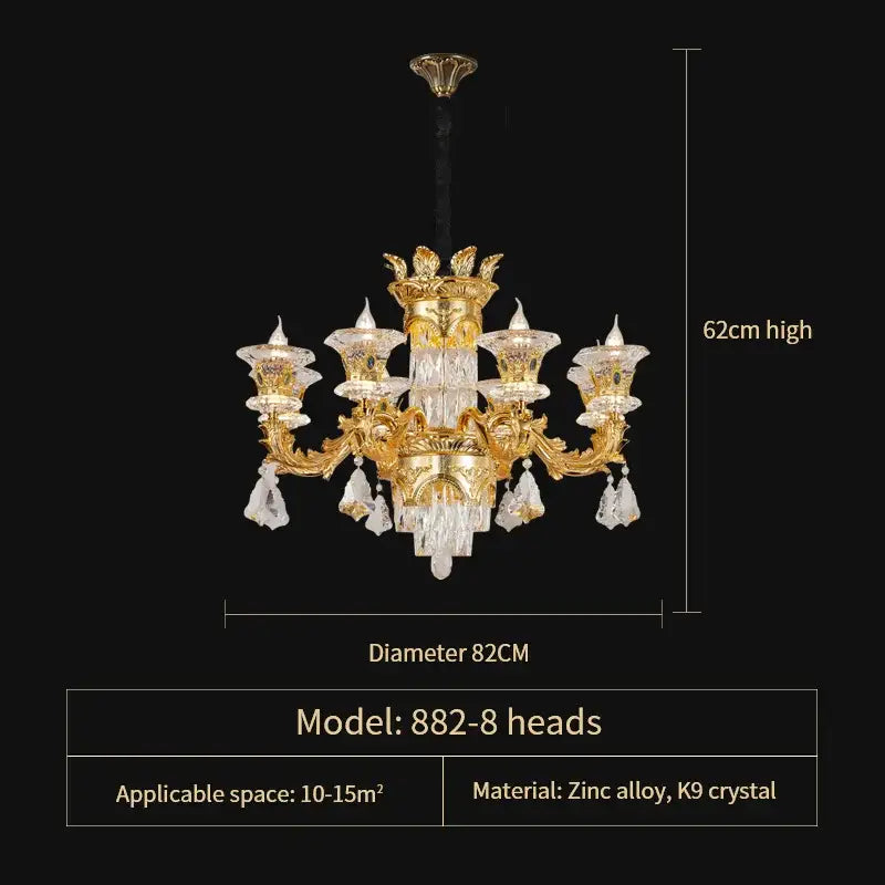 Gold Jade Crystal Lighting