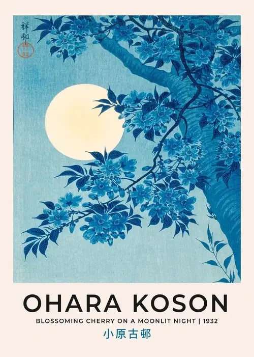 Abstract Hokusai Wall Poster