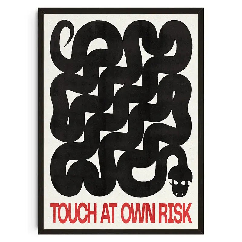 Abstract Koi Poster Art