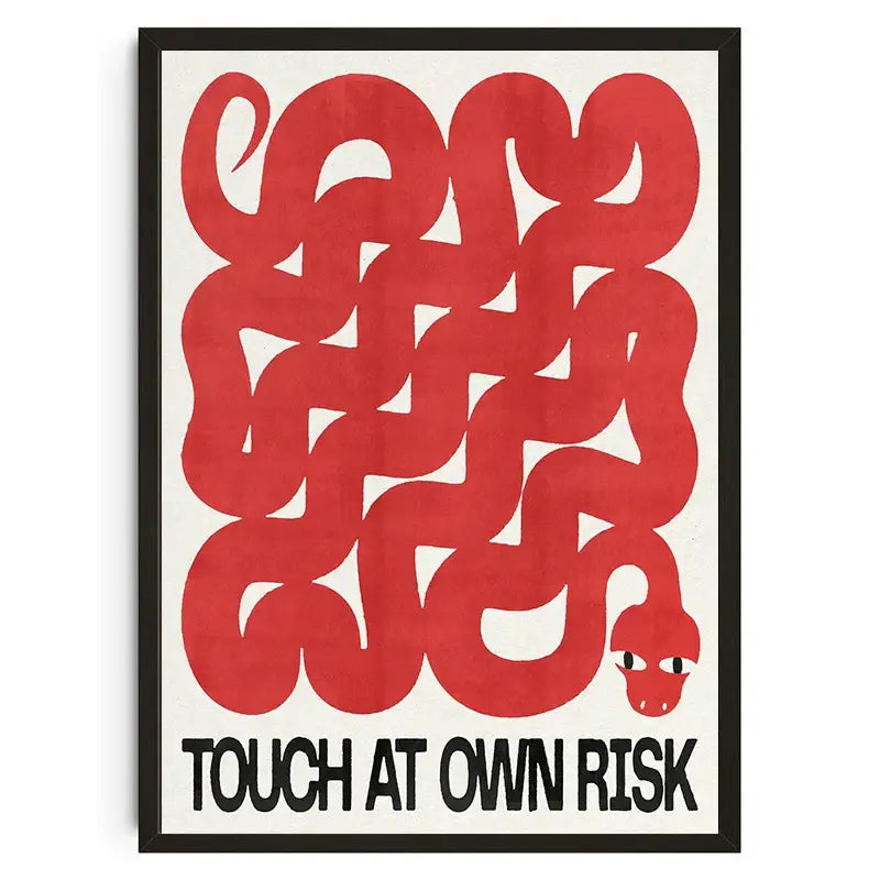 Abstract Koi Poster Art