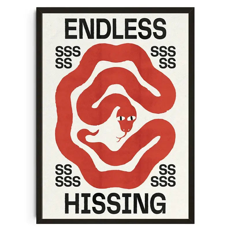 Abstract Koi Poster Art