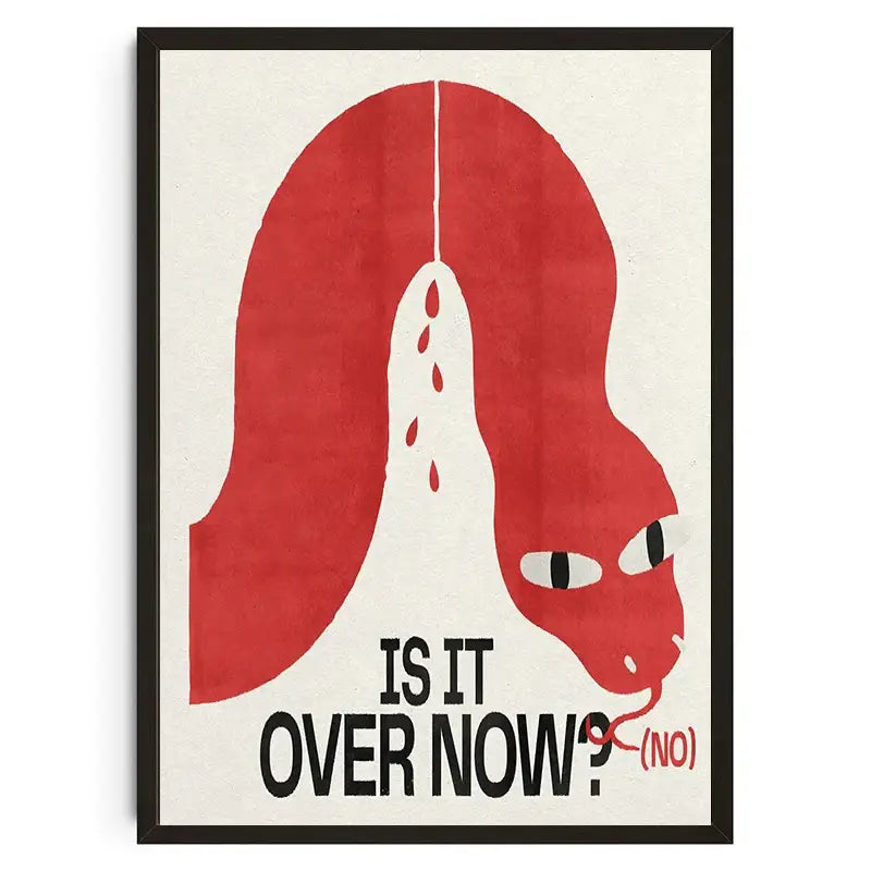 Abstract Koi Poster Art