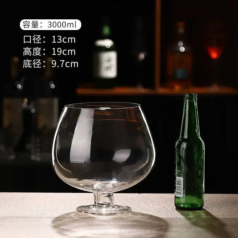 Clear Jumbo Goblet Glasses