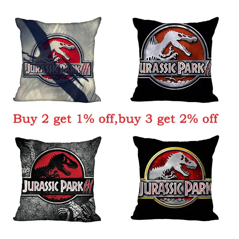 Dinosaur Print Pillowcase Set