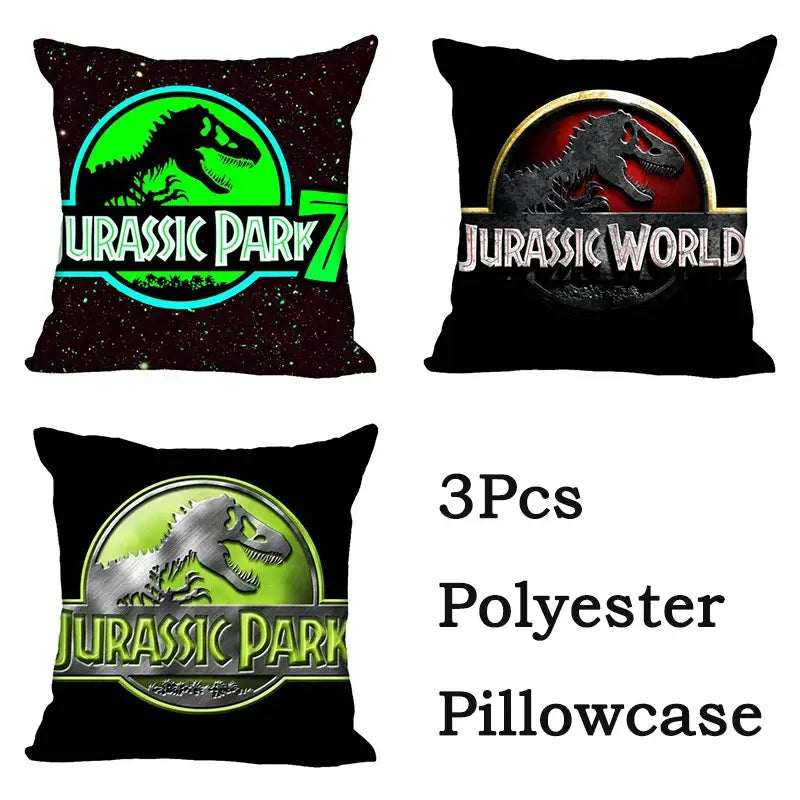 Dinosaur Print Pillowcase Set