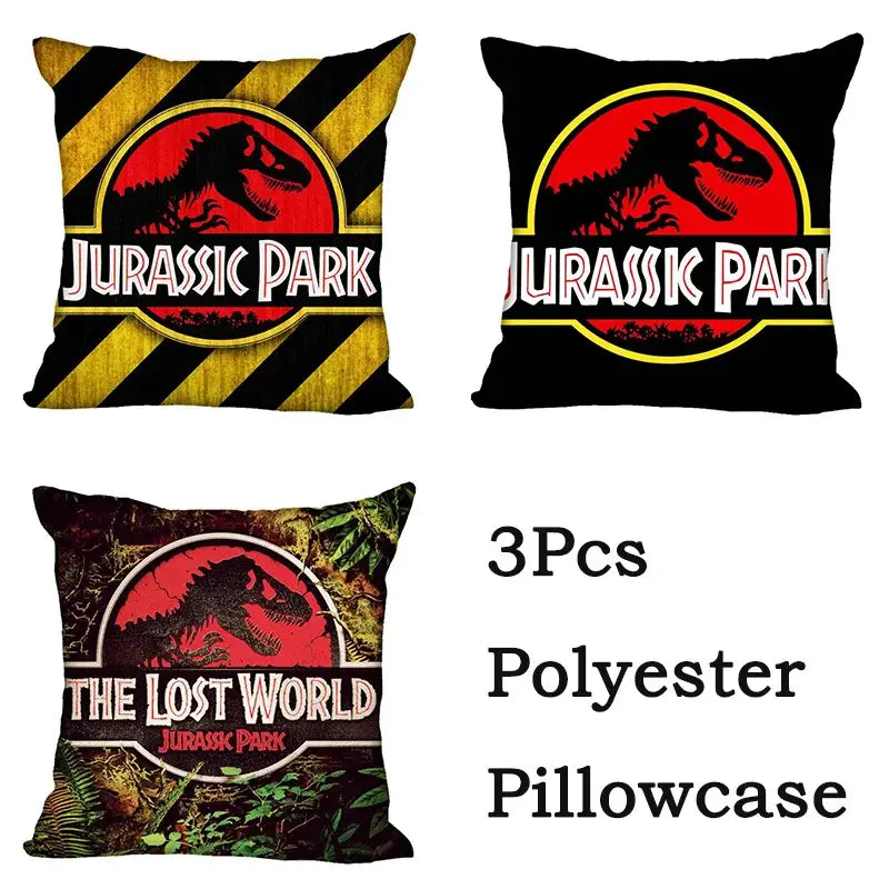Dinosaur Print Pillowcase Set
