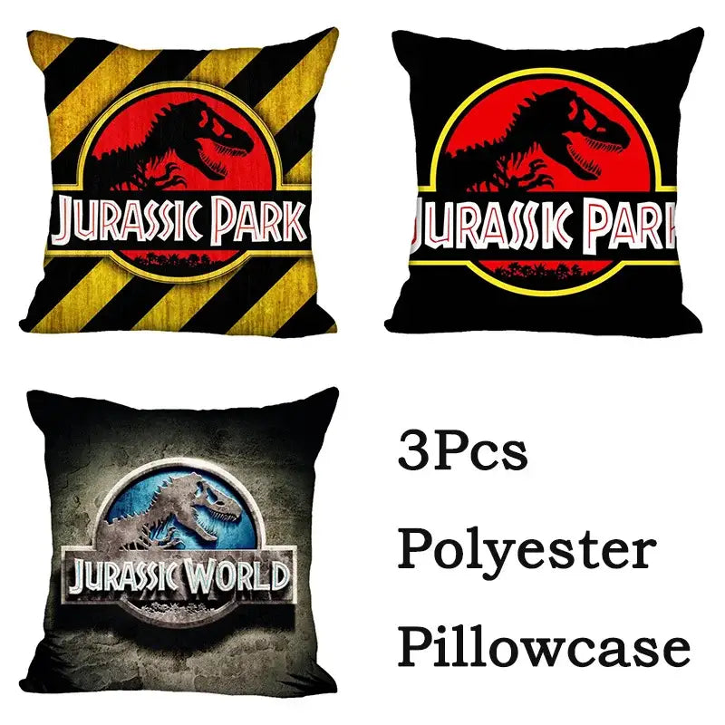 Dinosaur Print Pillowcase Set