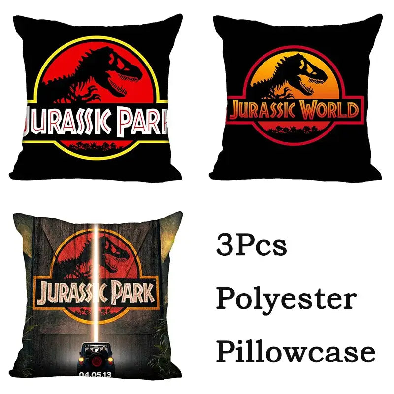 Dinosaur Print Pillowcase Set