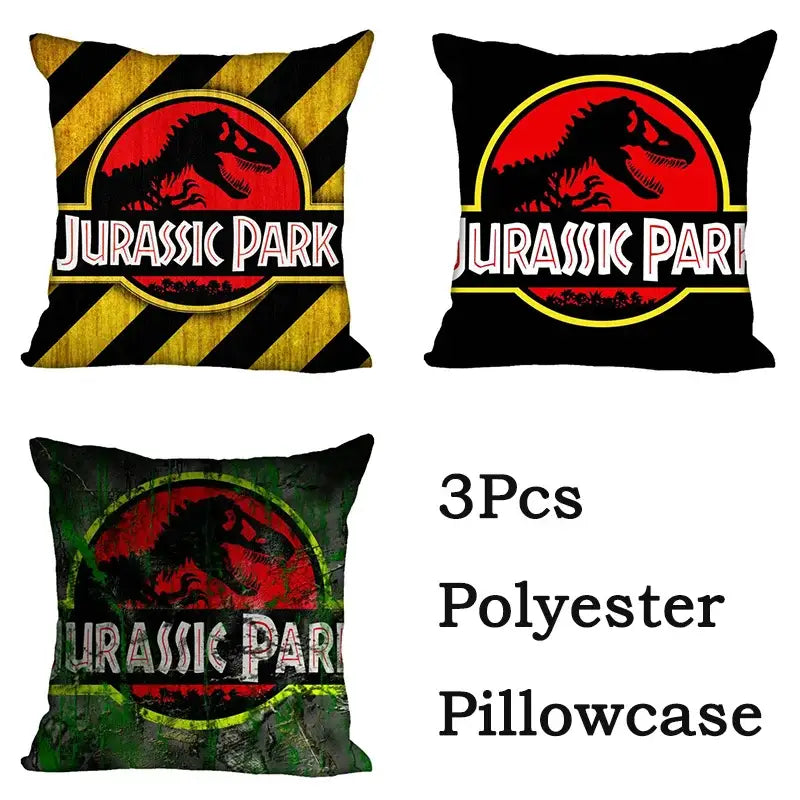 Dinosaur Print Pillowcase Set