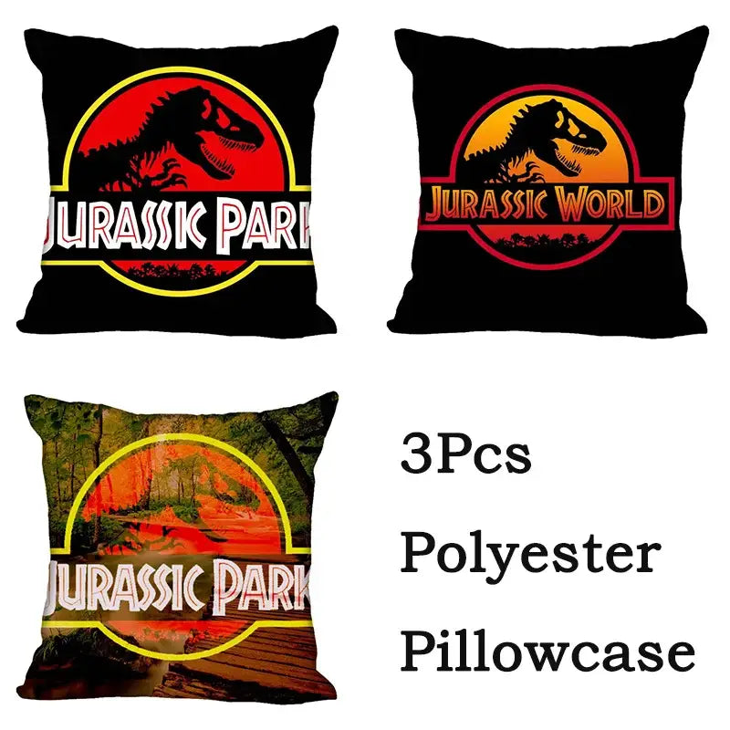 Dinosaur Print Pillowcase Set