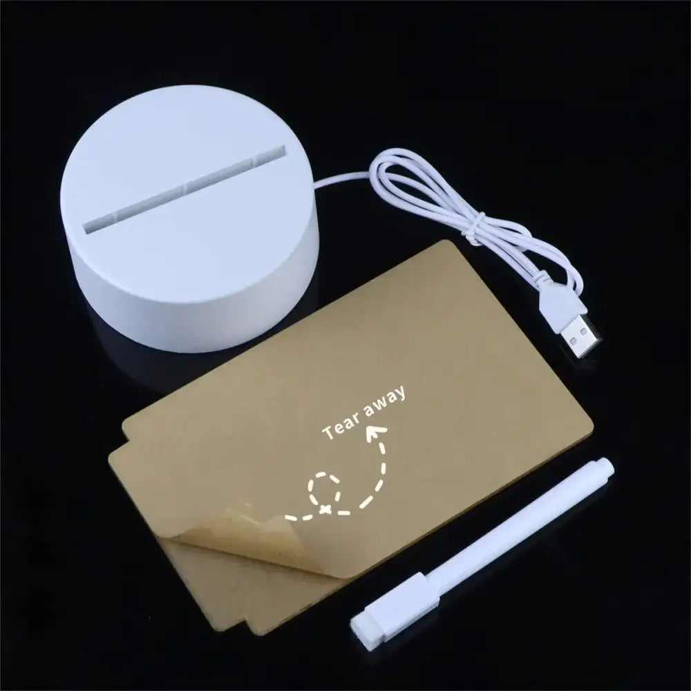 Acrylic Message Board Lamp
