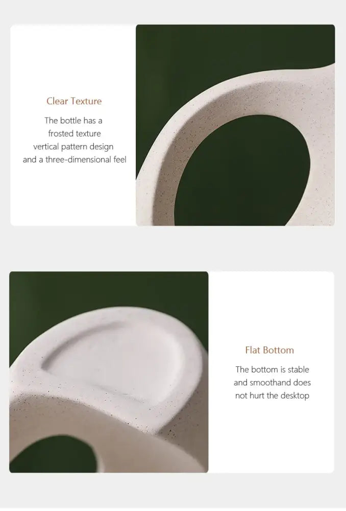 Large White Ceramic Vase Set 28cm for Blooms