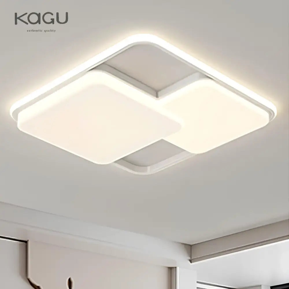 White LED Rectangle 105cm Ceiling Light