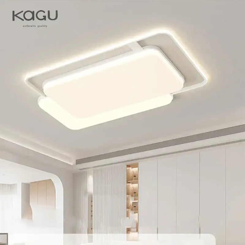 White LED Rectangle 105cm Ceiling Light