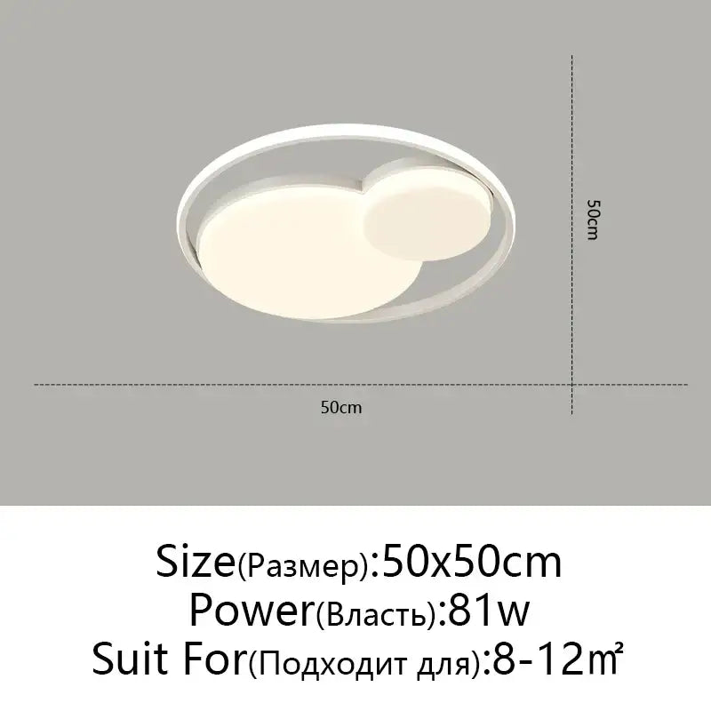 White LED Rectangle 105cm Ceiling Light