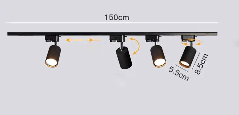 Black LED Ceiling Lights