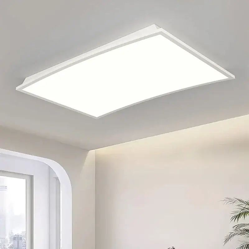 Black Square 90x60cm Ceiling Light