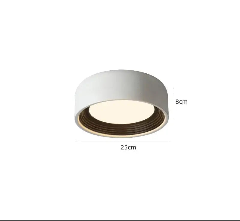 Gold Ring Ironware Acrylic Ceiling Light