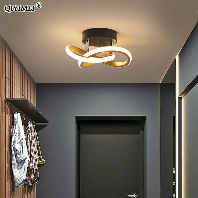 Gold Loop LED Ceiling Light