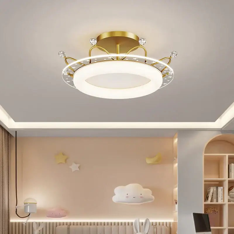 Gold Square LED Ceiling Light