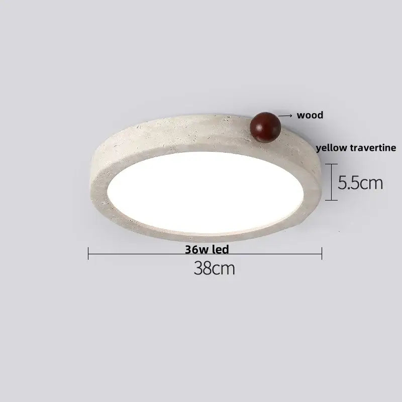 White Stone LED Ceiling